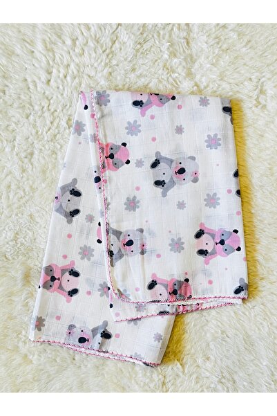 anne dokunuşu gibi KUZUM BEBE بطانية قماط من الموسلين للأطفال البنات والأولاد