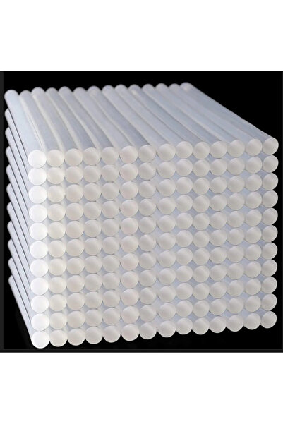 Mçb Group 100 ADET İnce Silikon Sıcak Mum Silikon Çubuk Tabanca Mumu Silikon ...