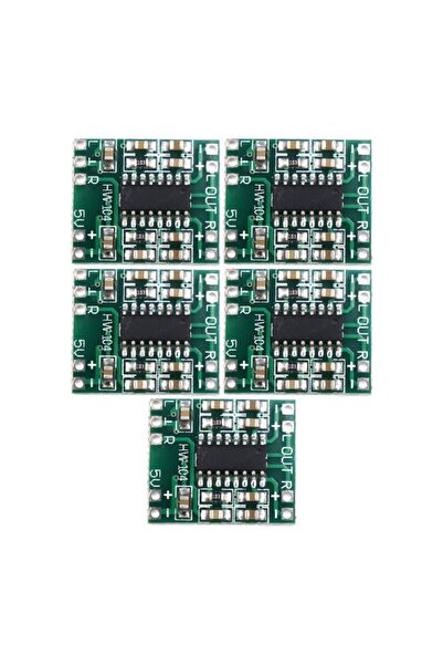 Sensör Modül 5 Adet Pam8403 Dijital Stereo D Class 2x3w Amfi Amplifikatör Dev...