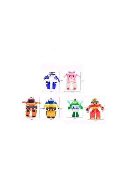 Robocar Poli Mega Robocar 6-Piece Transformable Toy Set
