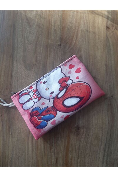 owl bag Спайдермен і Кіті Рожевий візерунок Калаемлік - Гаманець