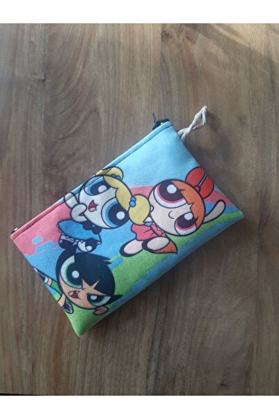owl bag Powe Puff Girls Синій візерунок Kalaemlik - Гаманець