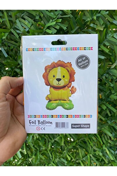 MFM Lion Pattern Footed Foil Balloon