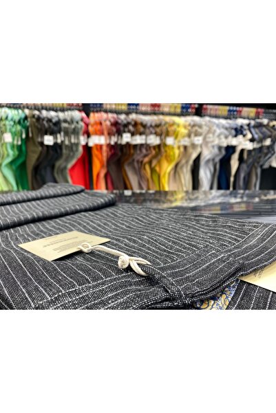 Perecoma Corcotti Belden Tokalı Keten CasualFit Pantolon