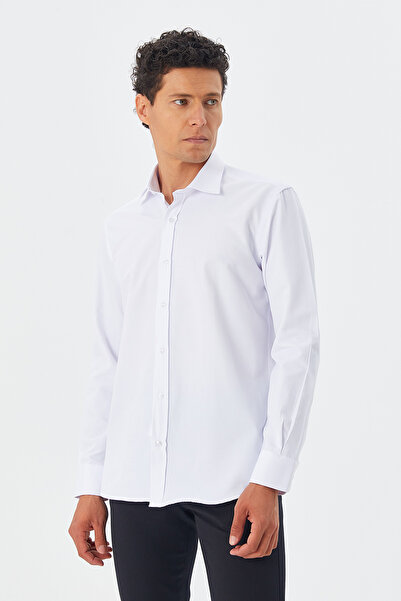ModaPlaza Чоловіча сорочка з довгими рукавами Slimfit 2144