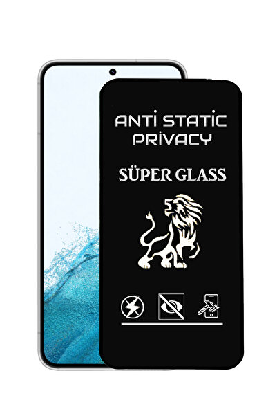 CaseWorld Galaxy S22 Uyumlu Tam Kaplayan Anti Statik Hayalet Süper Cam Ekran ...