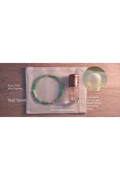 Ernesis Green Varicide Natural Stone Bracelet