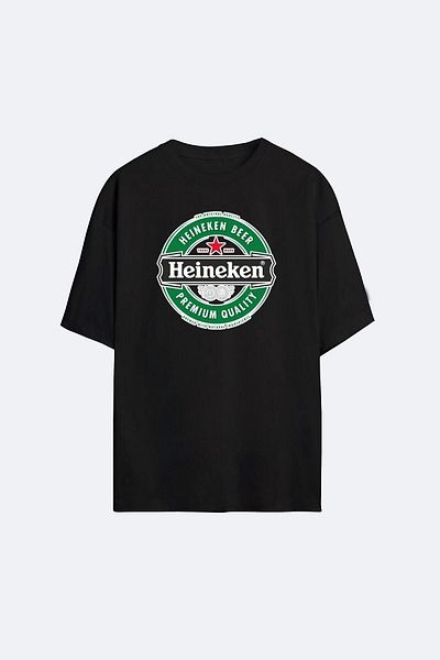 AYYA Men's Black Heineken T shirt