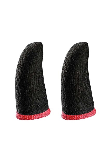 gökkuşağı store Pubg Parmaklık Eldiven Fiber Oyuncu Eldiveni Anti-ter Parmak Kılıf Kırmızı Renk