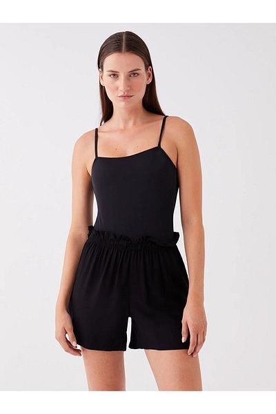 LC Waikiki LCW DREAM Women's Elastic Waist Straight Beach Shorts