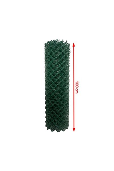 CİHAN TEL ÇİT Cihan Çit Pvc Kaplı Örgü Tel Bahçe Çiti - 3,00 Mm Kalınlık 75x7...