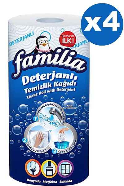 Familia Detergent Cleaning Paper 4 Pack