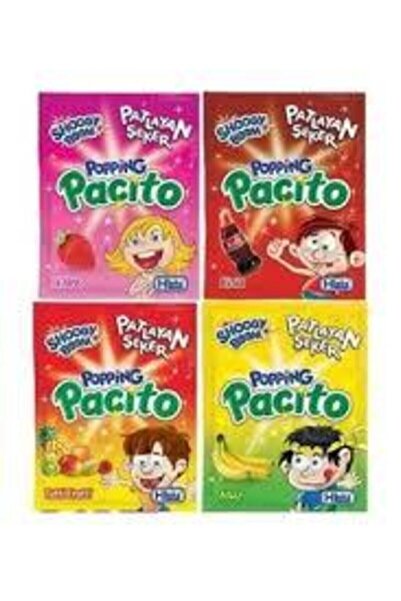 Hleks Shoogy Boom Paçito Patlayan Şeker 2 Çeşit Karışık Kutu = 40 Adet