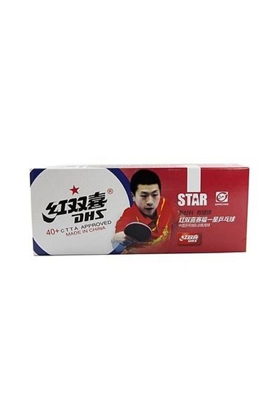 DHS Giftoom - 1 Star 40 Ctta Approved Table Tennis Pompom Set Box of 10