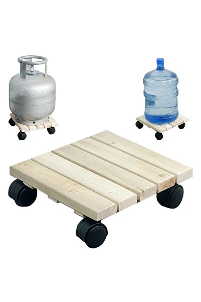 Marangozi Saksı Altlığı, Damacana Ve Tüp Altlığı Tekerlekli Altlık