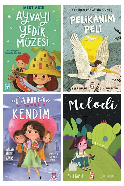 Timaş Çocuk 2. 3. 4. Sınıf Okuma Kitapları Seti / Ayvayı Yedik Müzesi - Pelik...