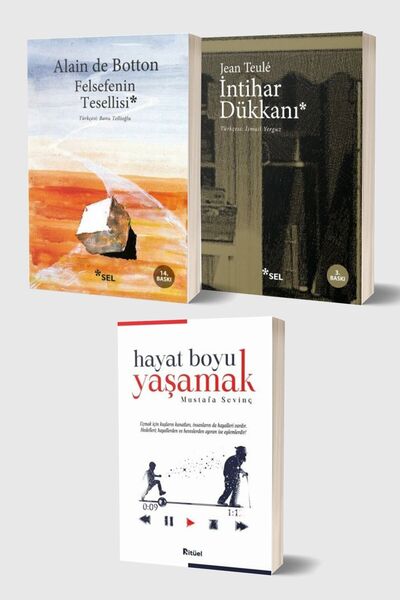 Sel Yayıncılık Felsefenin Tesellisi - Intihar Dükkanı - Sevmek Zamanı 3 Kitap...