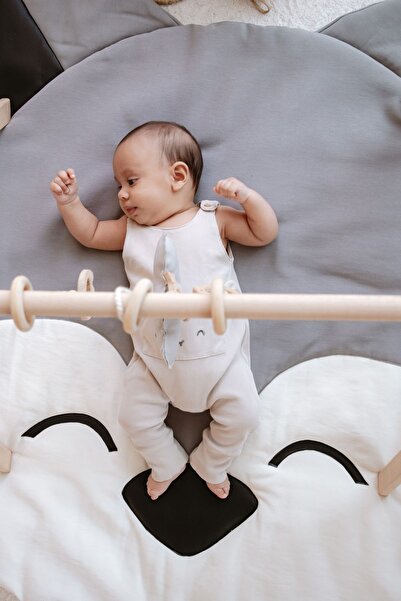 DERY BABY Oyun Halısı- Ahşap Bebek Oyun Alanı Etkinlik Alanı Baby Gym -Ahşap Bebek Oyuncakları WORM