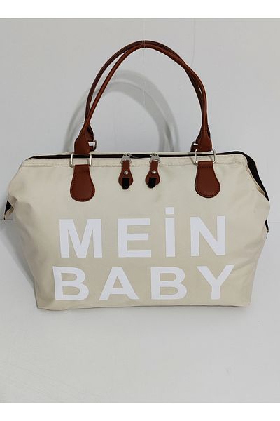 USF Functional Baby Care Bag - Hospital Exit Handbag, Cream