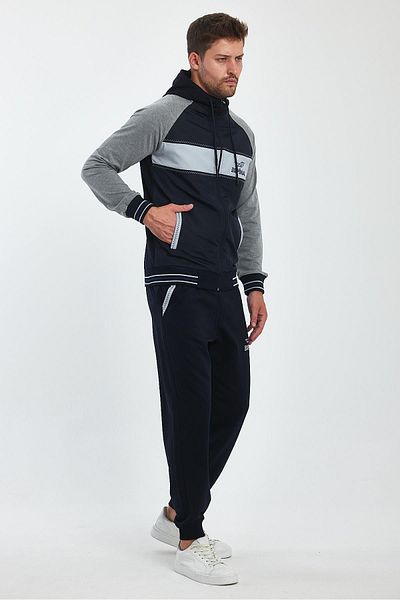 ESPİNA Hooded Men's Sports Tracksuit Set
