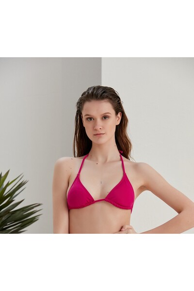 sayina Boyundan Bağlamalı Üçgen Bikini üstü