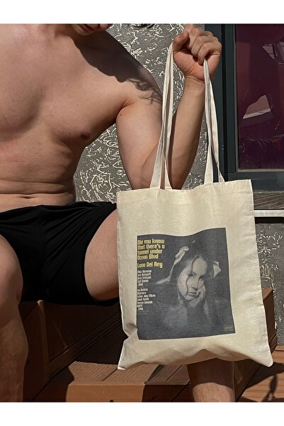 redame Lana Del Rey Did You Know That Albüm Kapağı Album Cover Bez Çanta Tote Bag