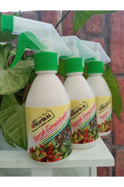 TROPİKAL Yaprak Temizleyici Kokusuz Böceklere Karşı Etkili Sprey 3 Adet