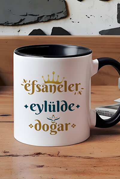 Hedizu Legends Are Born in September Mug Cup Black Virgo Sign Birthday Gift