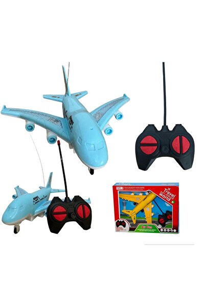 SAZE Uzaktan Kumandalı Pilli Air Bus Yolcu Uçağı