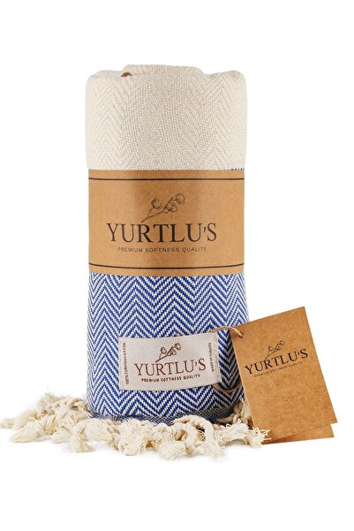 YURTLUS Pamuk Peştemal Plaj Ve Banyo Havlusu 95x180 Cm
