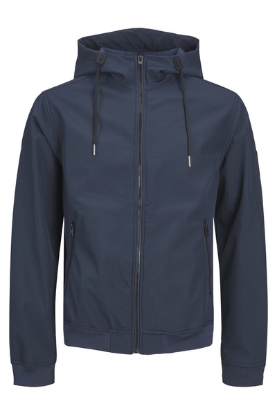 Jack & Jones Softshell Jacke - Kapuze, Reißverschluss Und Reißverschlusstaschen Basic Model