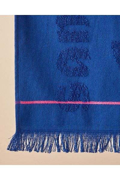 English Home Πετσέτα παραλίας Navy Blue Cotton - Dynamic Word