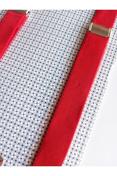 SuspenderS Red Trouser Strap Belt Girl Boy Special Day Birthday Slopette