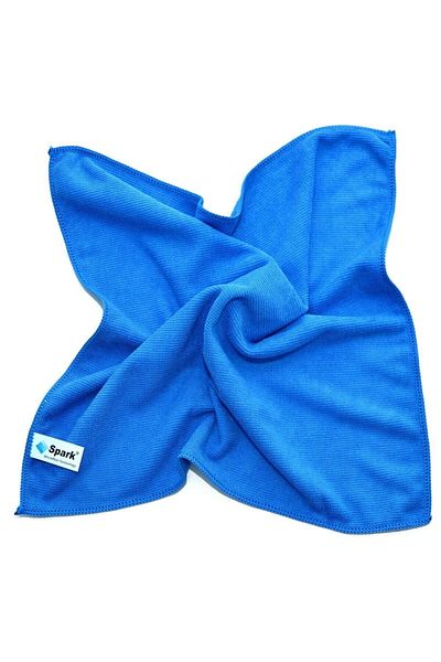 Spark (8 Pieces) 2307 Microfiber General Cleaning Dust and Glass Cloth 40x40 Cm