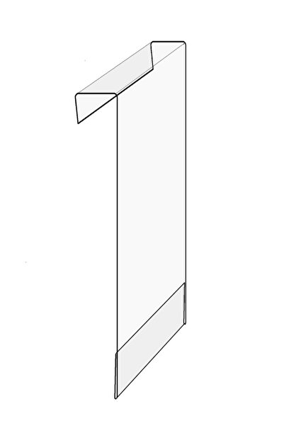 ETİKETLİK FİYATLIK 25-Piece Hanging Furniture Label Holder A4 Foiling
