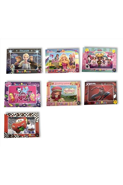 Elif İş Eğitim Frame Karakterli Puzzle 42 Prç