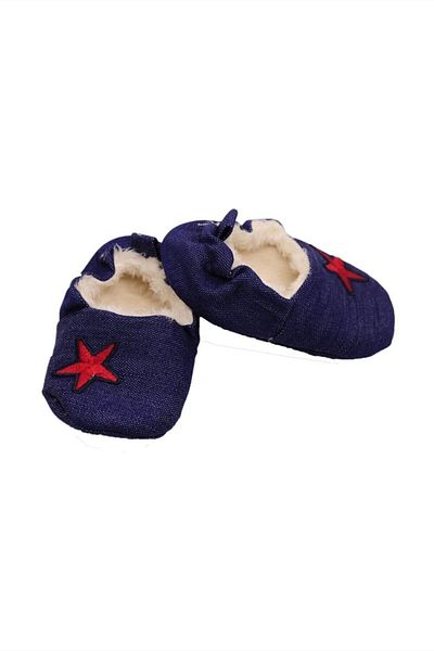 First Step Baby Booties Red Star-g-2055