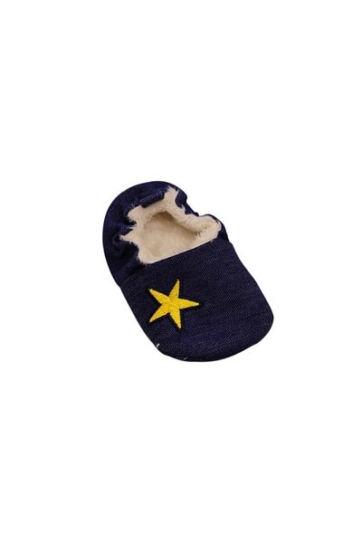 First Step Yellow Star Baby Booties