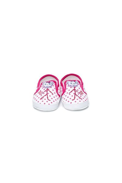 First Step حذاء أطفال فوشيا منقط