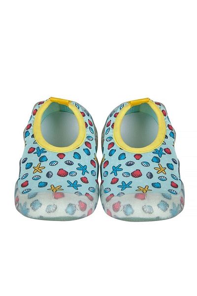 First Step Seashell Girl's Non-Slip Sole Sea Shoes