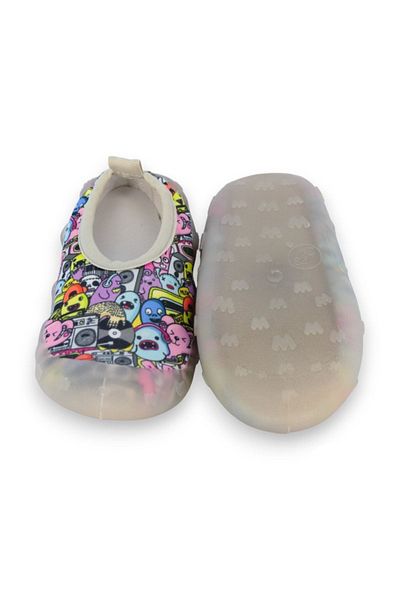First Step Pantofi de mare cu talpă anti-alunecare pentru băieți cu model Popart-F-7005