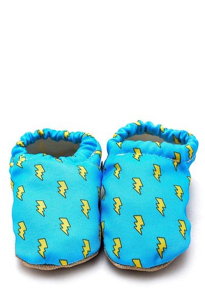 First Step Flash Non-Slip Sole Booties Blue F-823
