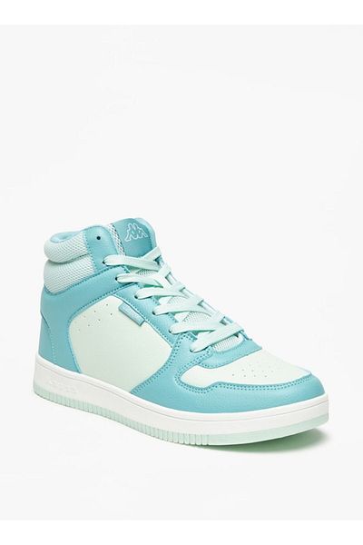 Kappa Women's Colourblock High-Top Sneakers with Lace-Up Closure