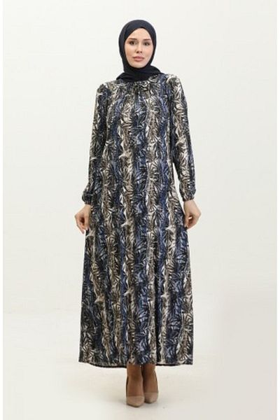 Gelince Φόρεμα βισκόζης με σχέδιο Azalea Plus Size 44851F