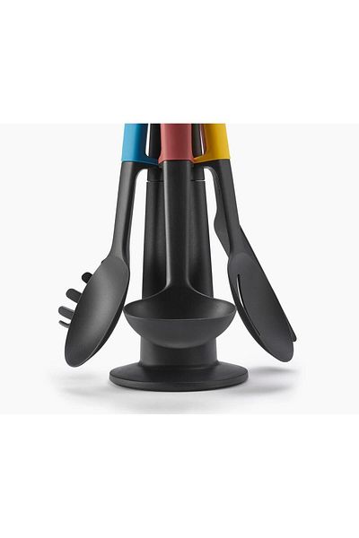 Joseph Joseph 10544 Carousel 6 Piece Colorful Kitchen Utensil Set