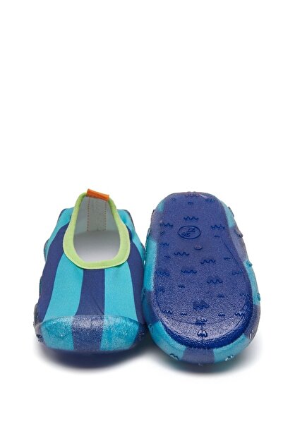 First Step Turkuaz Lacivert Erkek Çocuk Kaydırmaz Tabanlı Deniz Ayakkabısı