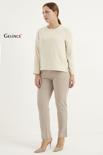 Gelince Plus Size Trousers - Relaxed Fit