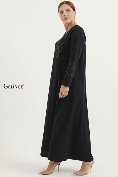 Gelince Φόρεμα με στάμπα με στάμπα σε μεγάλο μέγεθος