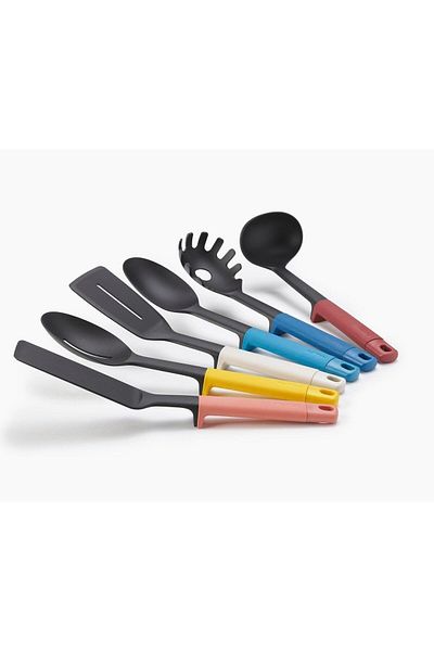 Joseph Joseph 10544 Carousel 6 Piece Colorful Kitchen Utensil Set