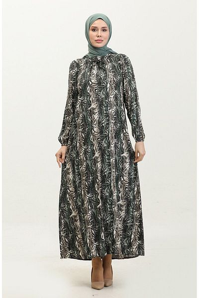 Gelince Φόρεμα βισκόζης με σχέδιο Azalea Plus Size 44851F